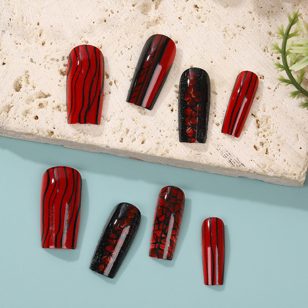 Artificial nails in modern Gothic design Bowlift