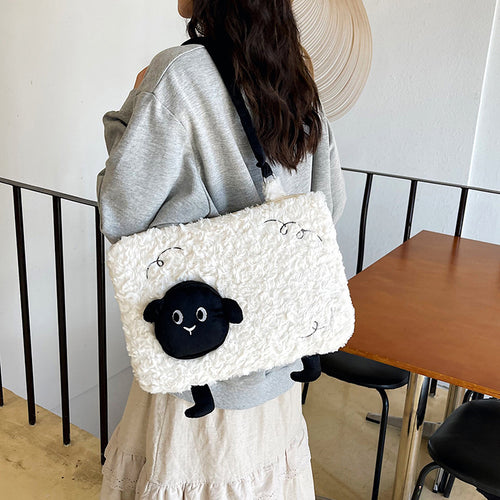 Cute Plush Handbag Bowlift