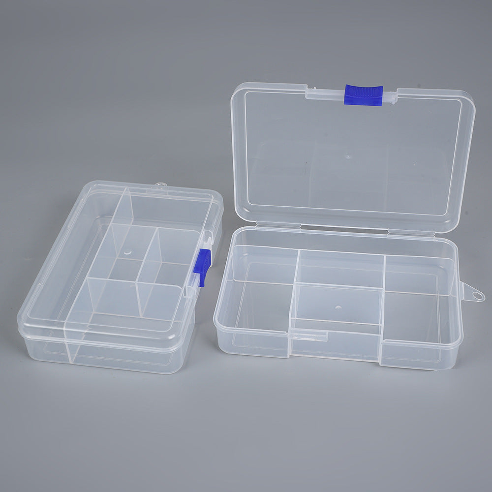 Multi-Divisional Transparent Storage Organizer Bowlift