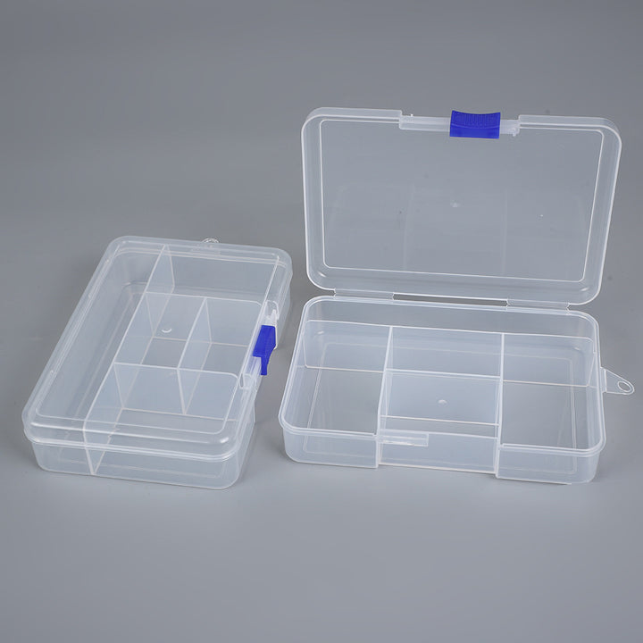 Multi-Divisional Transparent Storage Organizer Bowlift