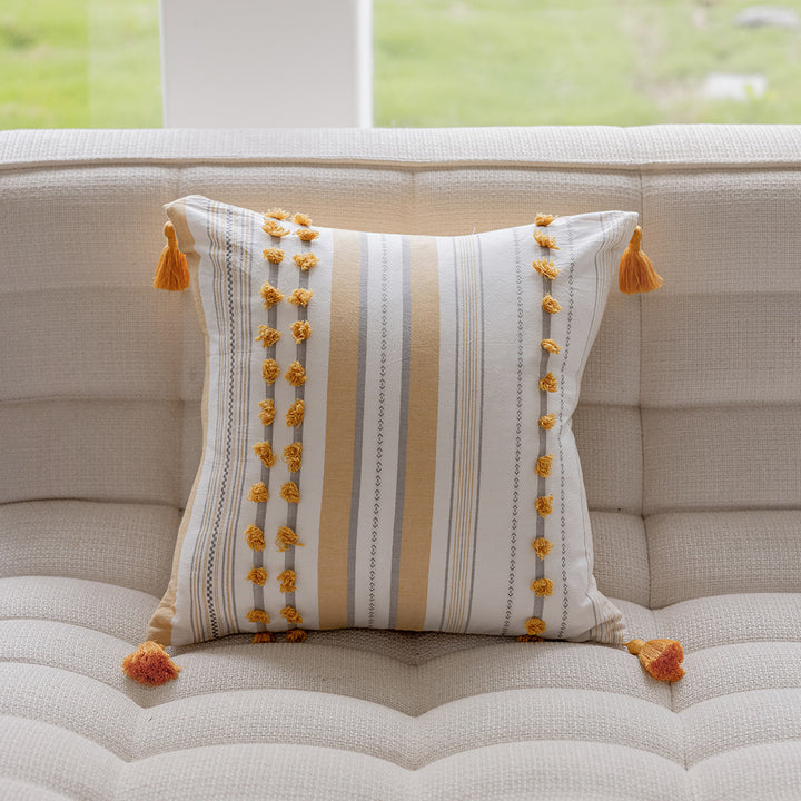 Decorative Pom Pom Accent Pillow