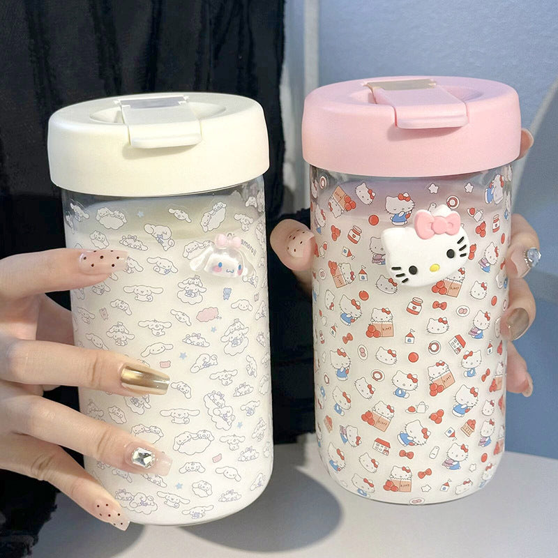 Ladies insulated drinking bottle with playful animal motif Bowlift
