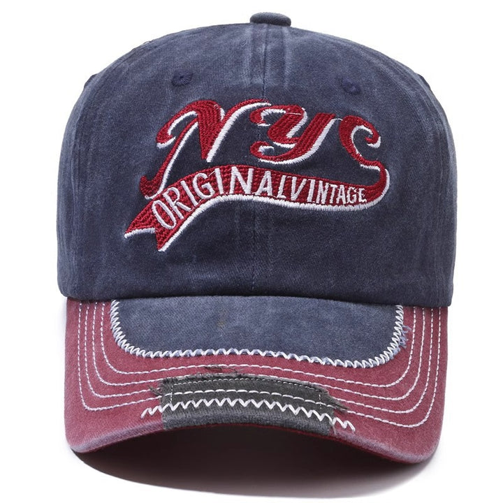 Men's Embroidered Vintage Cap Bowlift