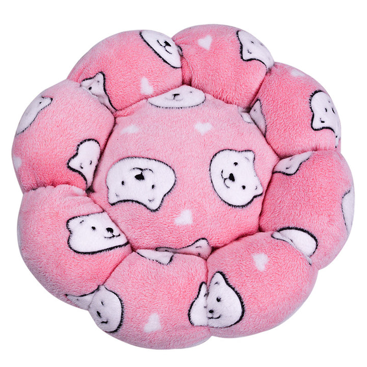 Cozy Night Sky Plush Dog Bed