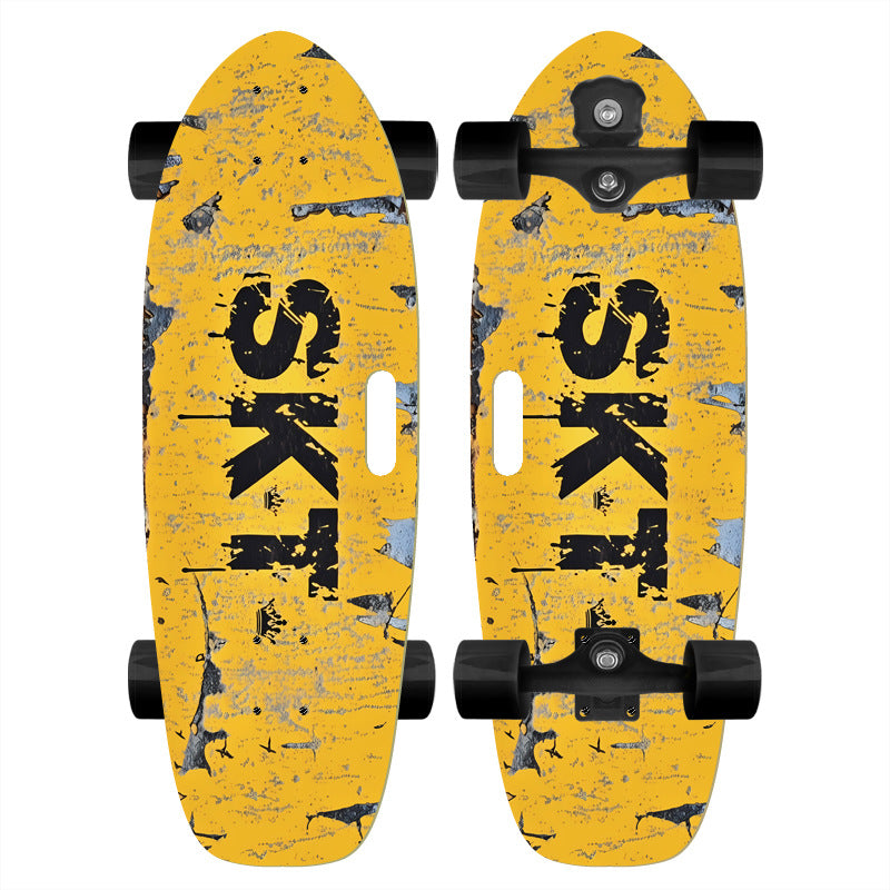 Mini Skateboard Deck with Textured Grip Bowlift
