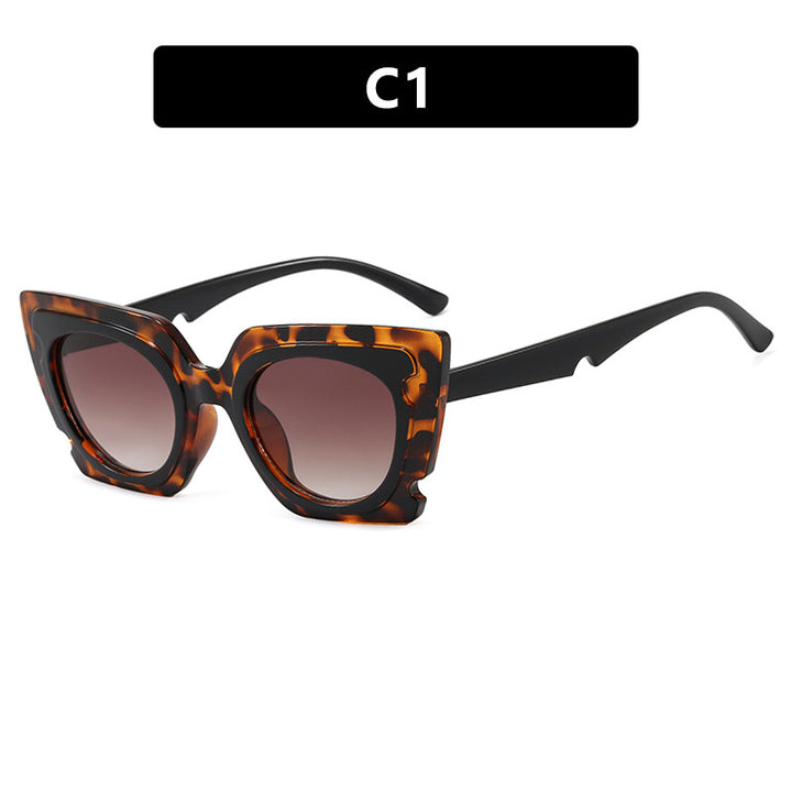Women's oversized sunglasses with extravagant frame and UV protection Bowlift