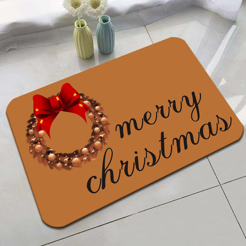 Festive Holiday-Themed Bath Mat Bowlift