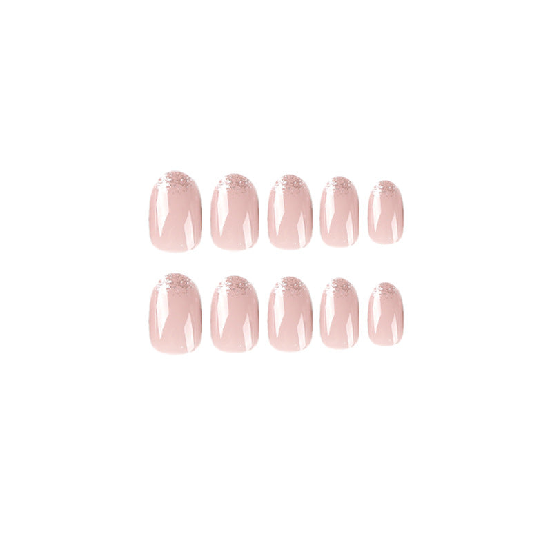 Artful nail polish applications with elegant glitter finish Bowlift