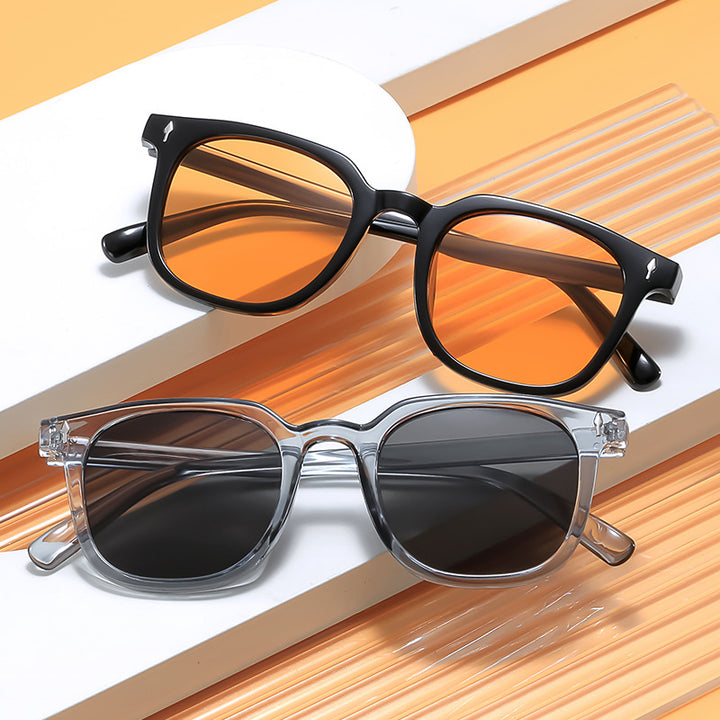Transparent Frame Fashion Sunglasses Bowlift