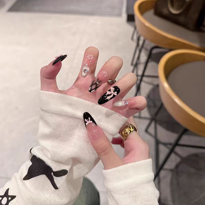 Premium Glossy Cashmere Nail Set Bowlift