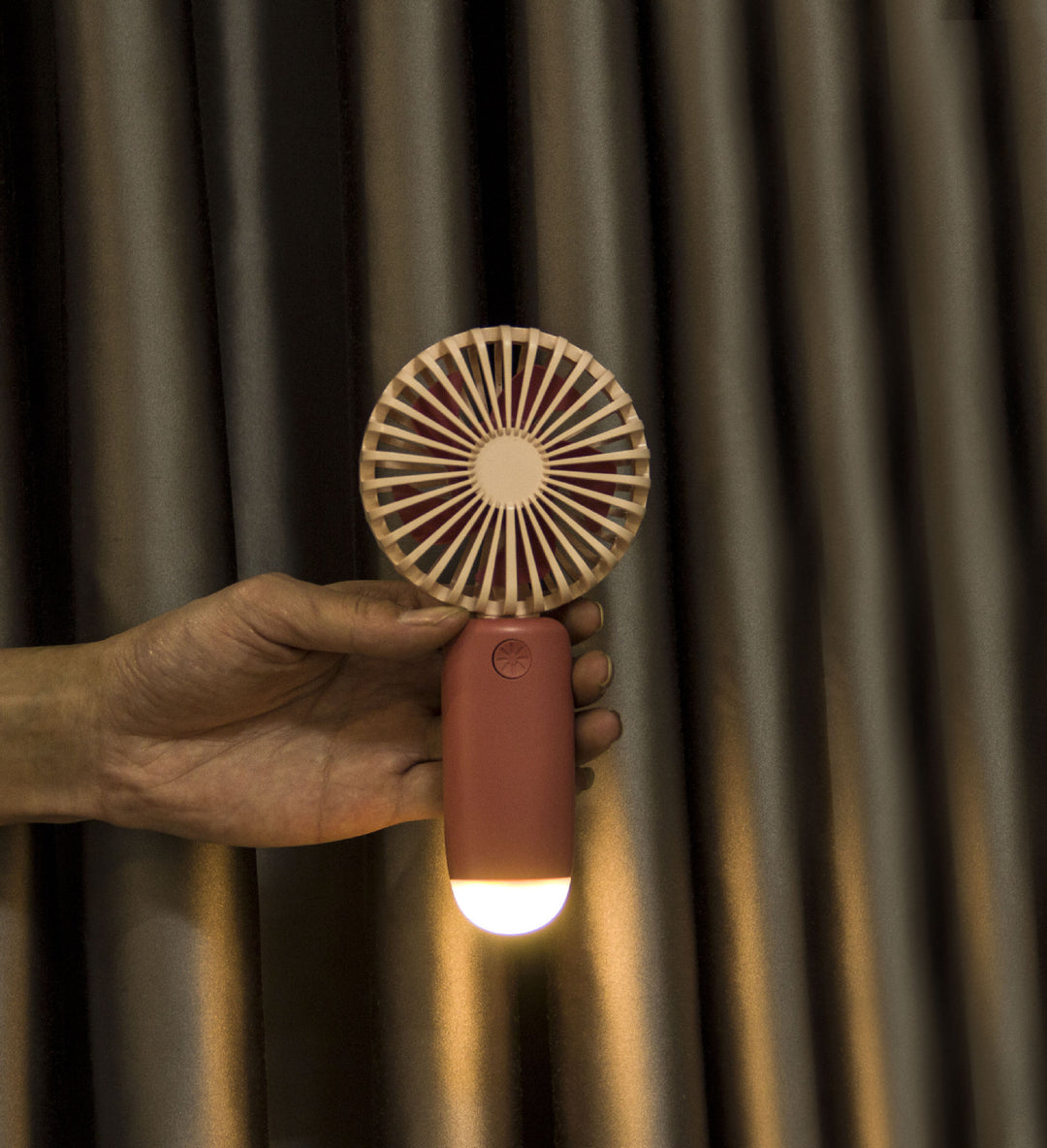 Portable LED Handheld Fan Bowlift