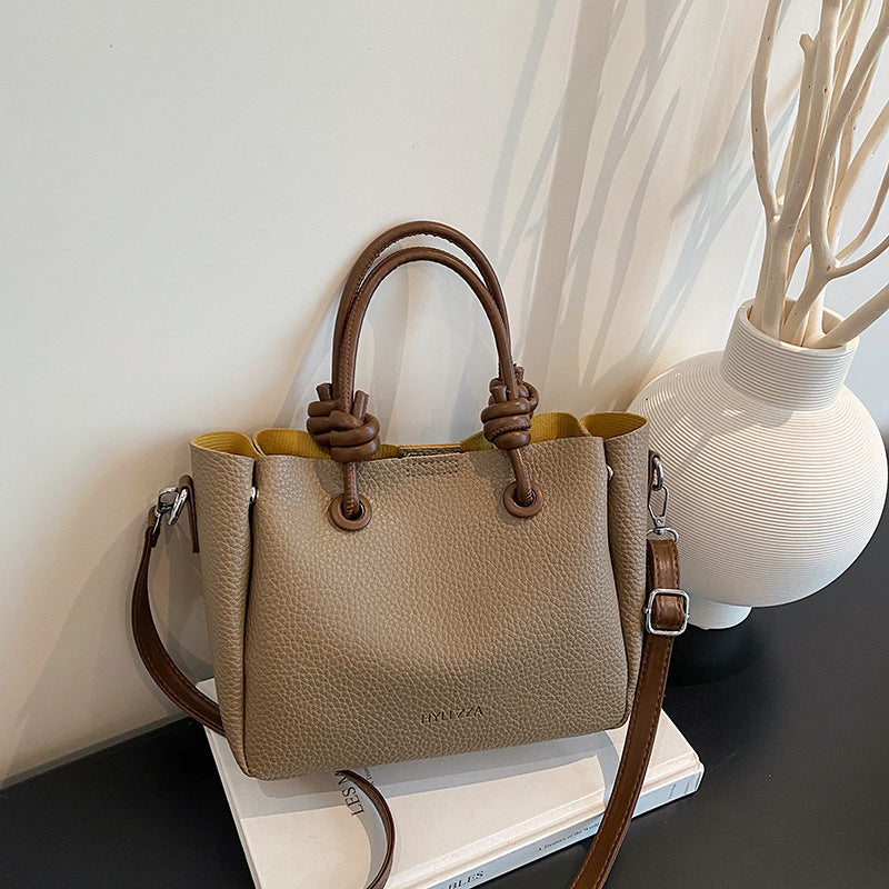 WoElegant Textured Handheld Tote Bag Bowlift