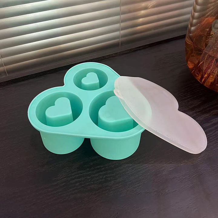 Women's Silicone Ice Cube Tray with Removable Lid Bowlift