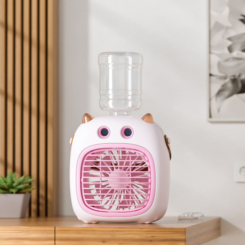 Ladies Portable Mini Humidifier Fan Bowlift