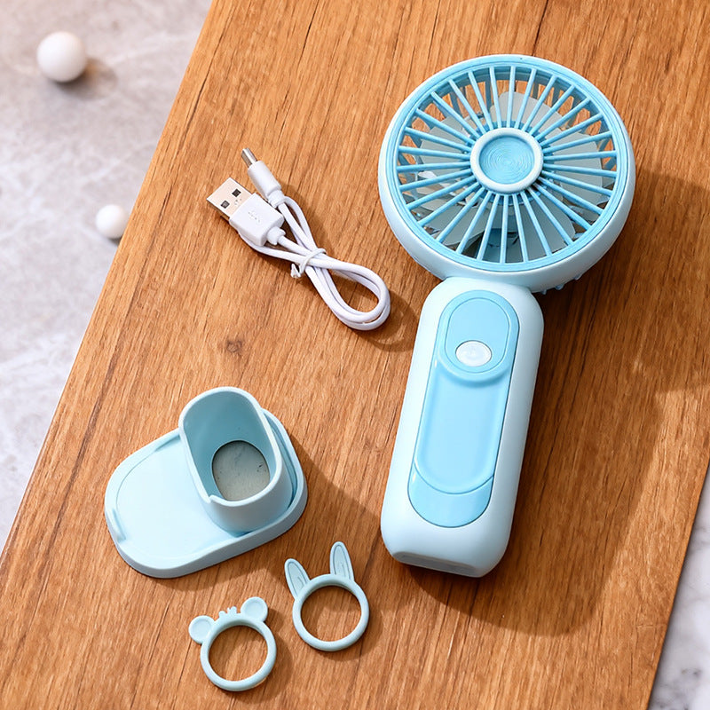 Ladies portable handheld fan with animal design Bowlift