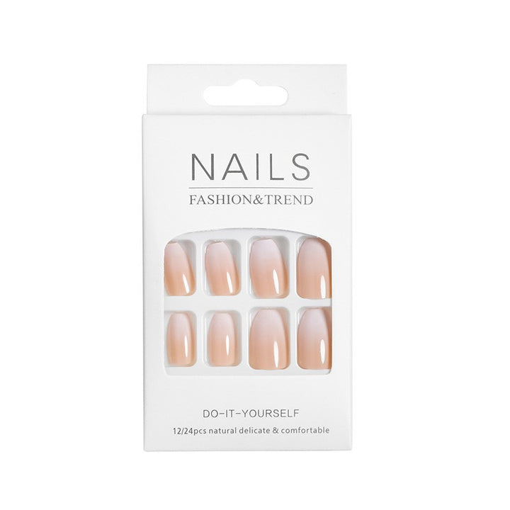 Natural Glossy Press-On Nail Tips Bowlift