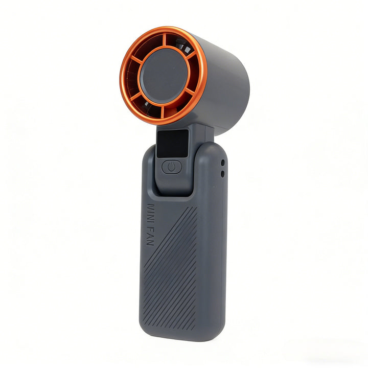 Women's Portable Mini Handheld Fan with USB Charging Function and Digital Display Bowlift