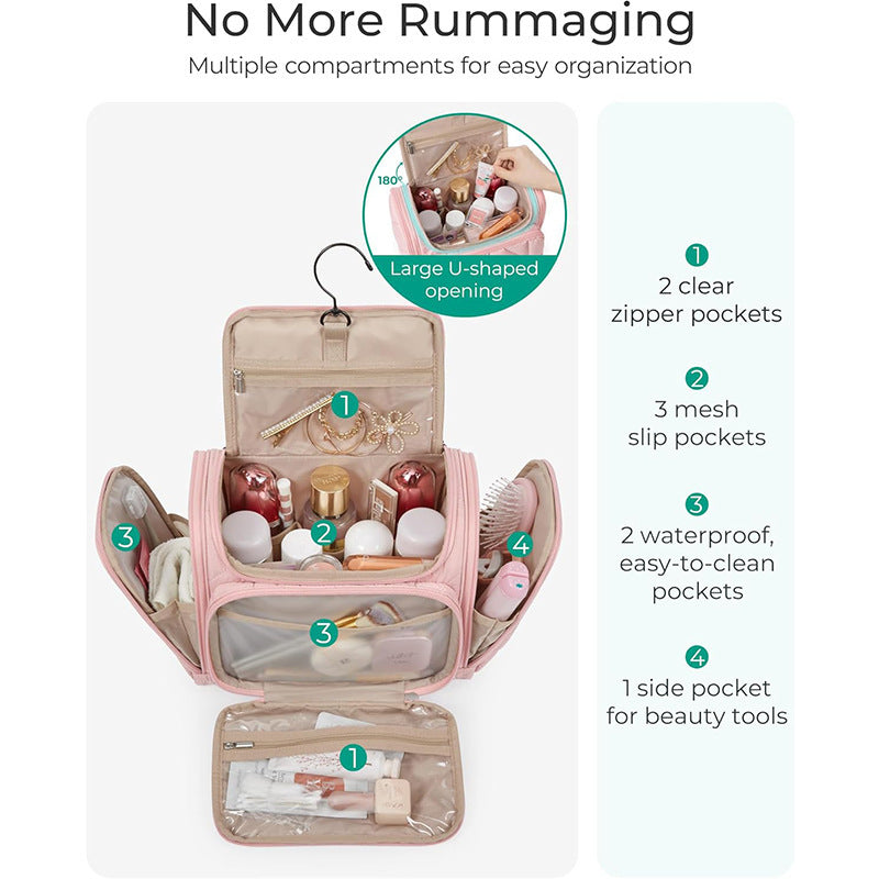 High-quality cosmetic organizer bag with removable compartments Bowlift