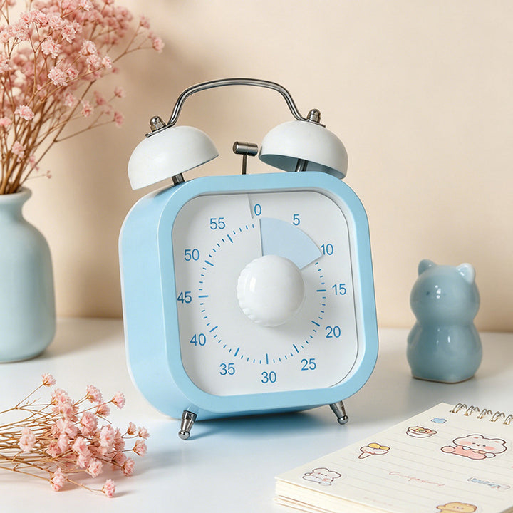 Classic Alarm Clock with Analog Display and Nostalgic Design Bowlift