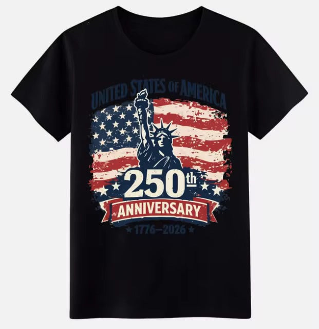Men's nan patriotic graphic cotton crewneck T-shirt with vintage eagle emblem Bowlift
