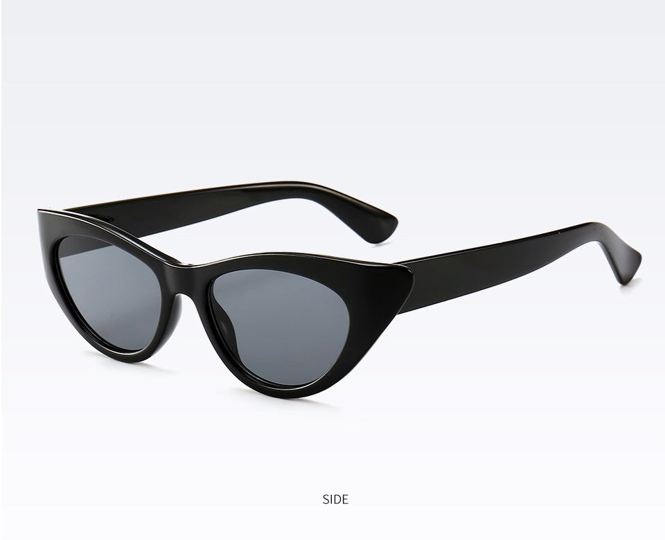 Cat-Eye Frame Sunglasses with Enhanced UV Protection Bowlift