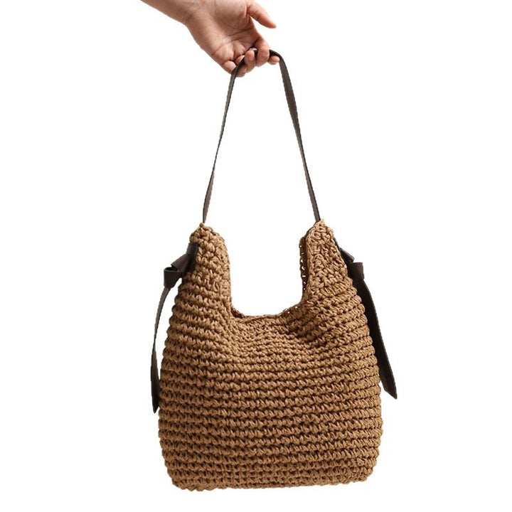 Fashionable Handmade Shoulder Bag Made of Natural Material Bowlift
