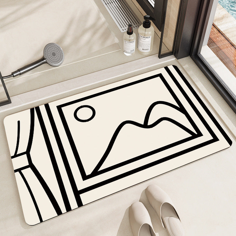 Decorative Bathroom Mat Bowlift