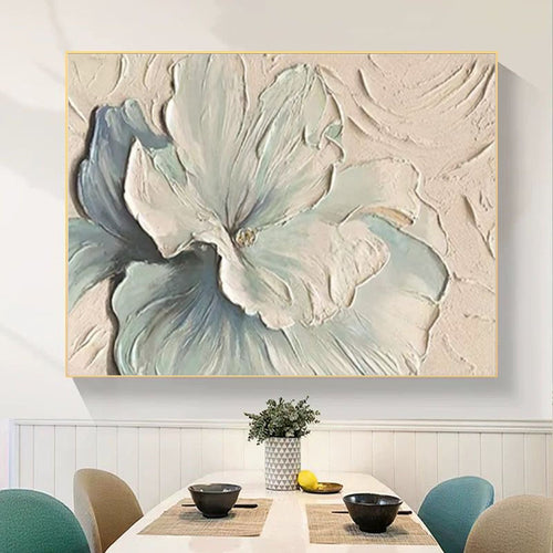 3D Floral Relief Wall Art