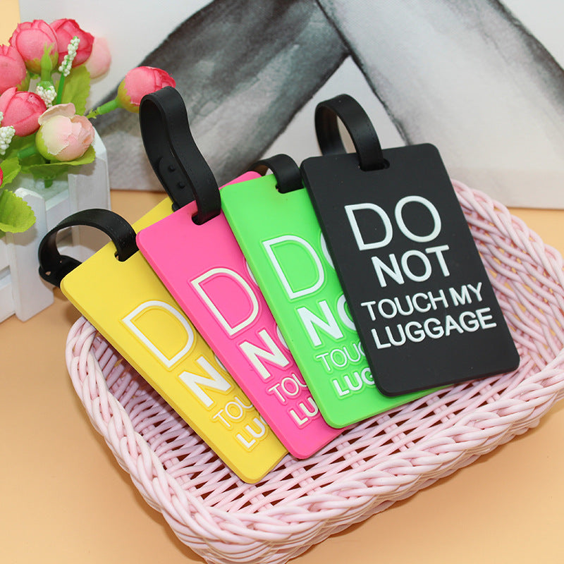 Unisex Luggage Tag with Safety Message Bowlift