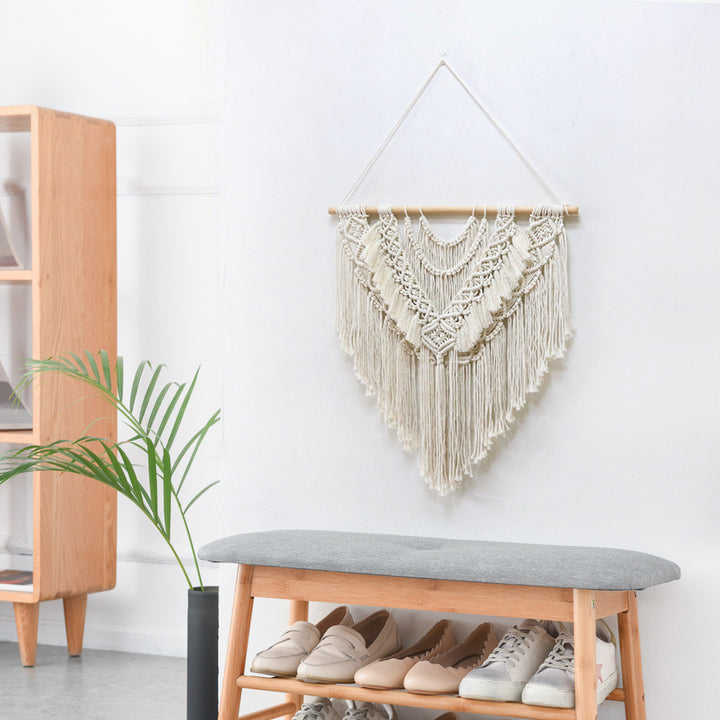 Artistically designed macrame wall hanging