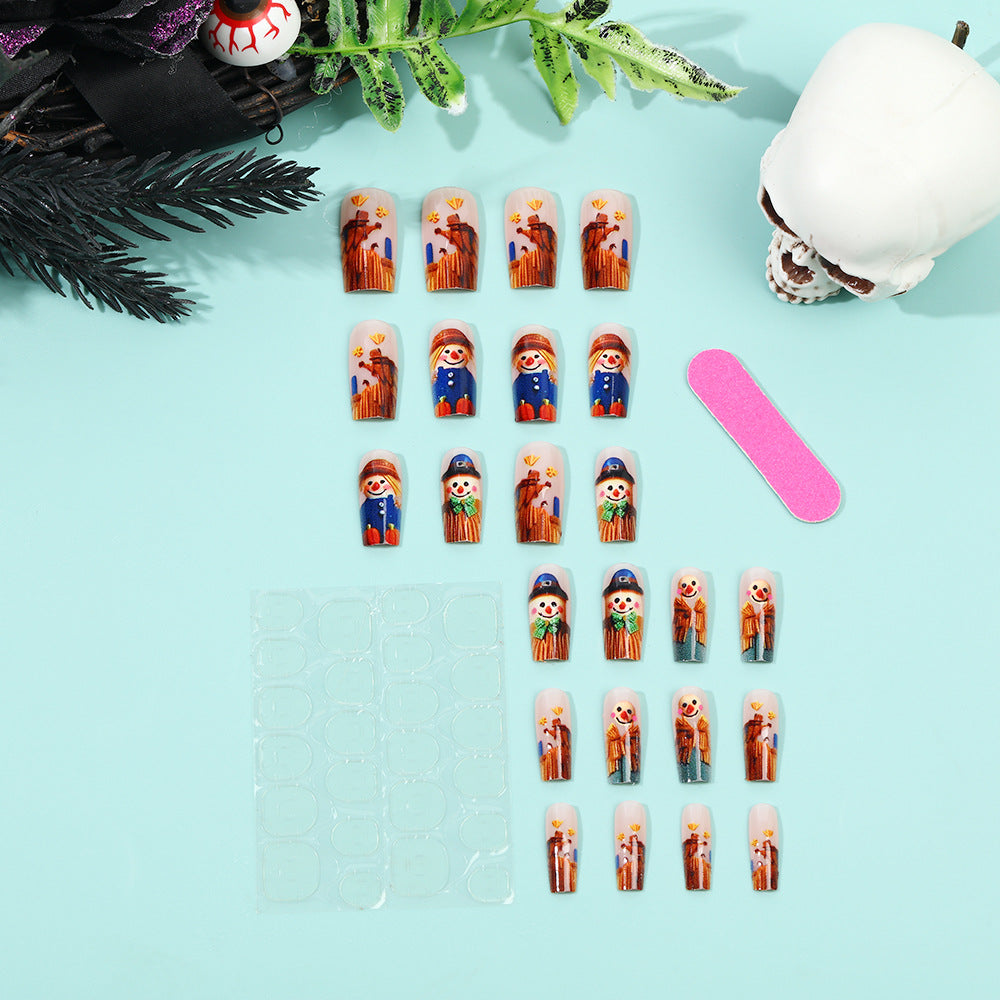 Creative Art Nails in Festive Autumn Design Bowlift
