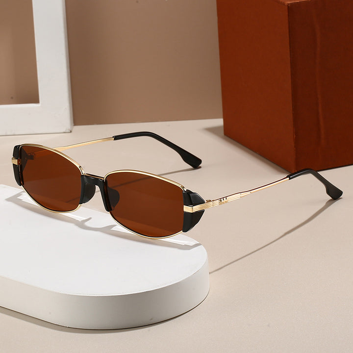 Ladies elegant correction glasses with high-quality metal frame and stylish accents Bowlift
