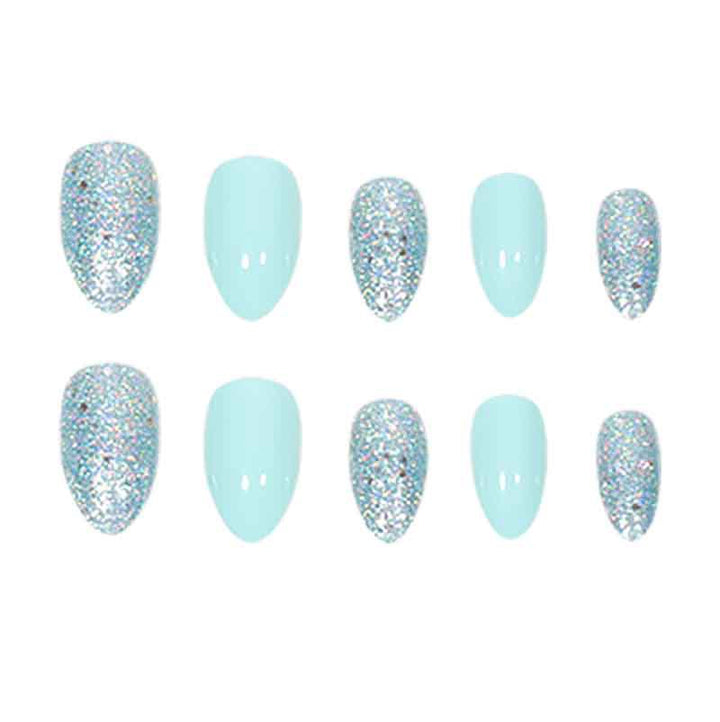 Glittering Stiletto Press-On Nails Bowlift
