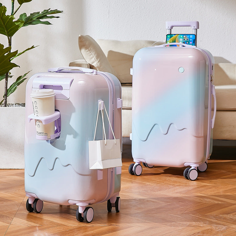 Unisex Smart Charging Cabin Suitcase Bowlift