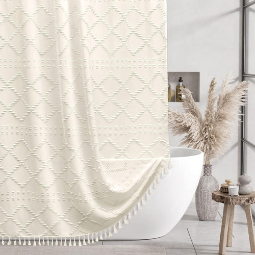 Decorative Shower Curtain Bowlift