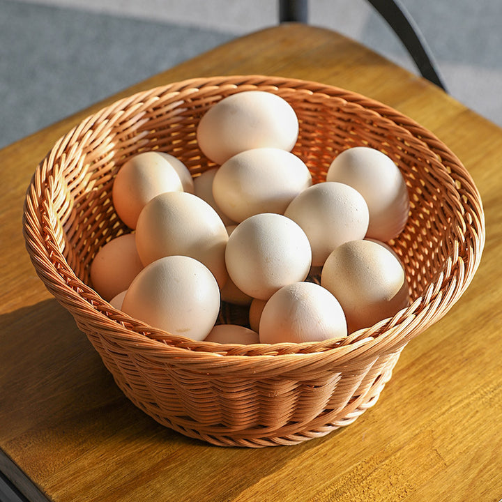 Unisex Handwoven Decorative Basket with Natural Shape Bowlift
