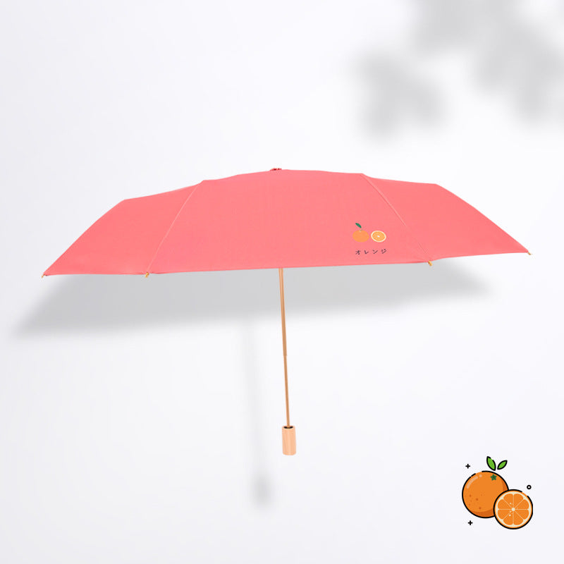 Women's Foldable Travel Umbrella with UV Protection Bowlift