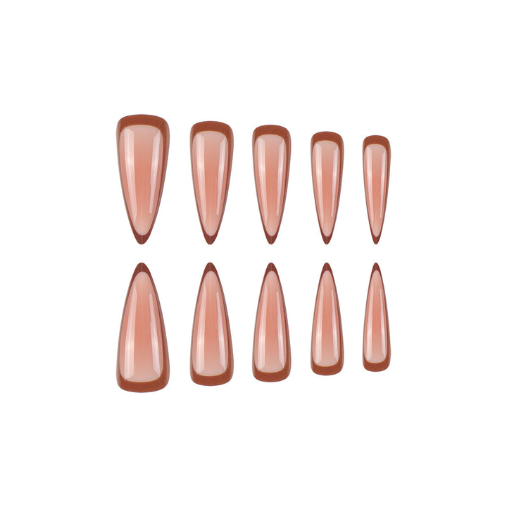 Stiletto Press-On Nail Art Bowlift