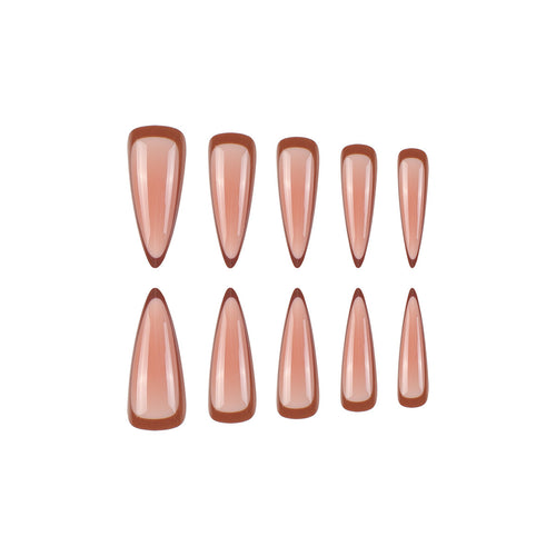 Stiletto Press-On Nail Art Bowlift