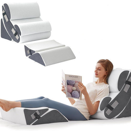 Adjustable Reading and Relaxation Support Wedge Pillow