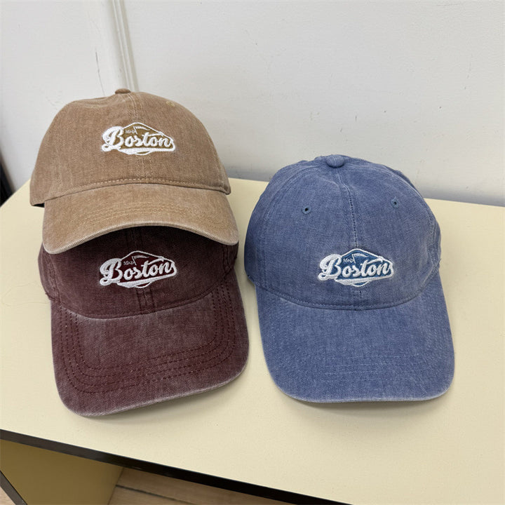 Unisex Vintage-Inspired Embroidered Baseball Cap Bowlift