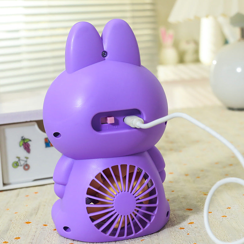 Ladies Portable Mini Fan in Cute Animal Design Bowlift