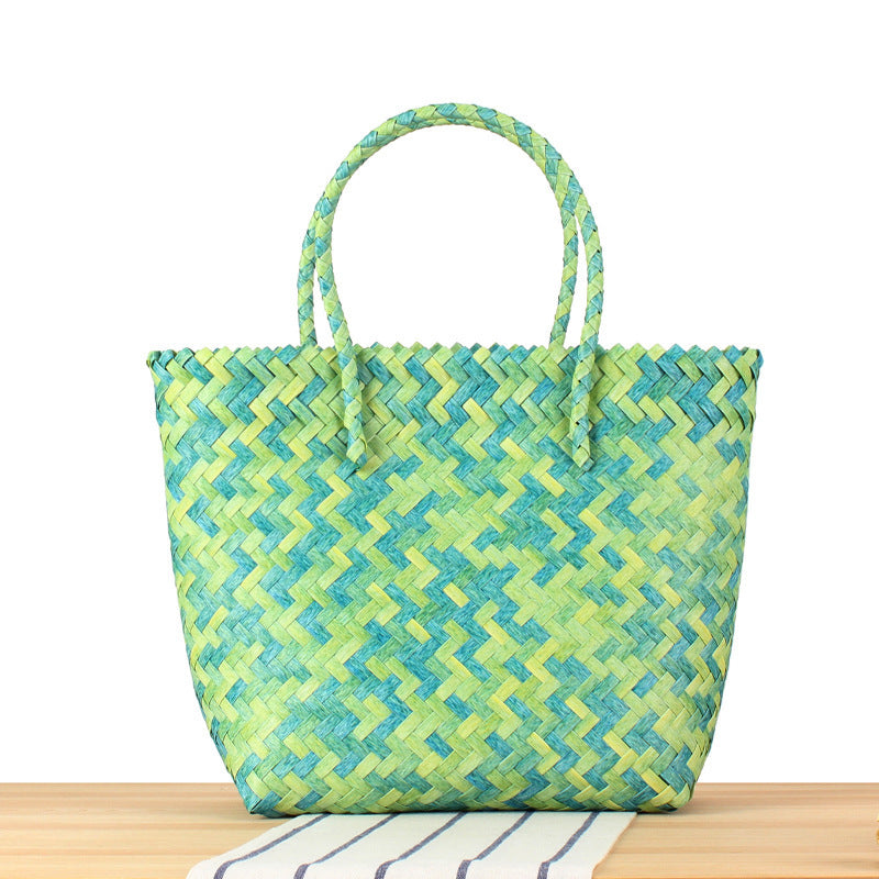 Braided Tote Bag with Sturdy Carry Handles Bowlift