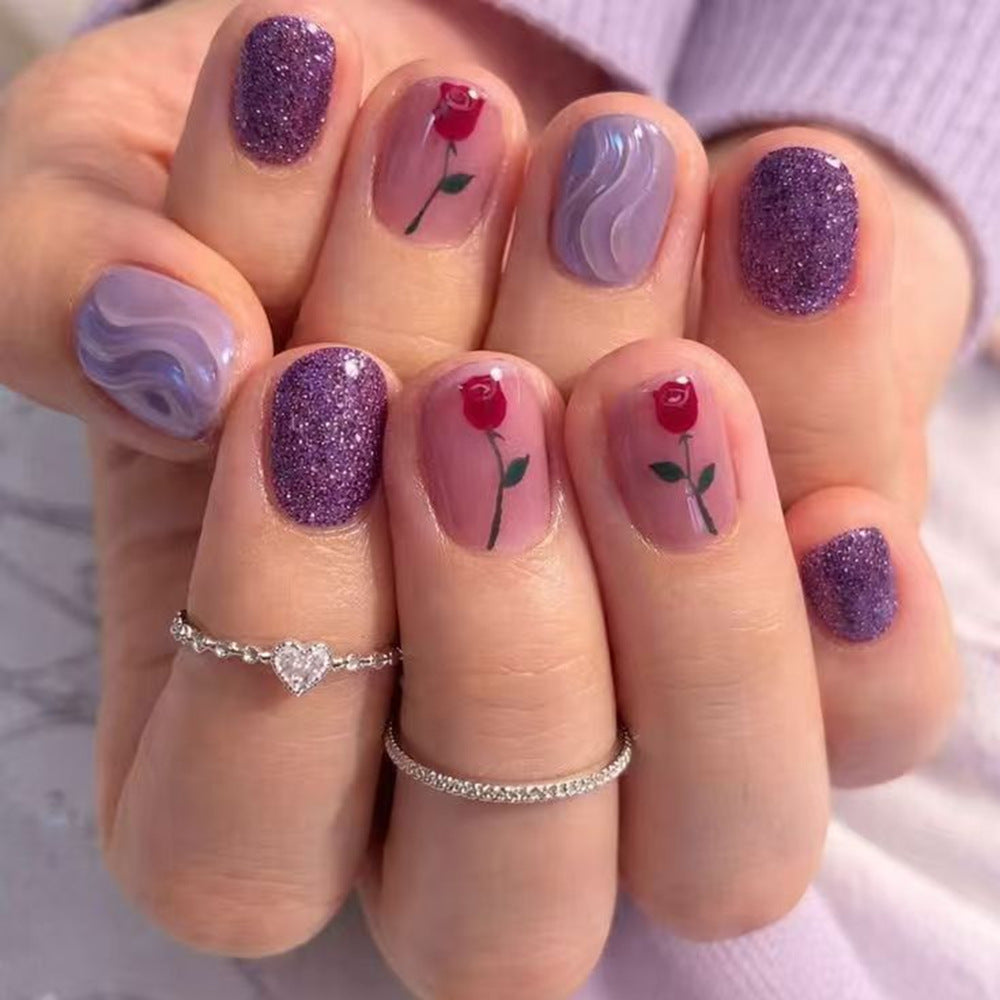 Nail art with spring theme Bowlift