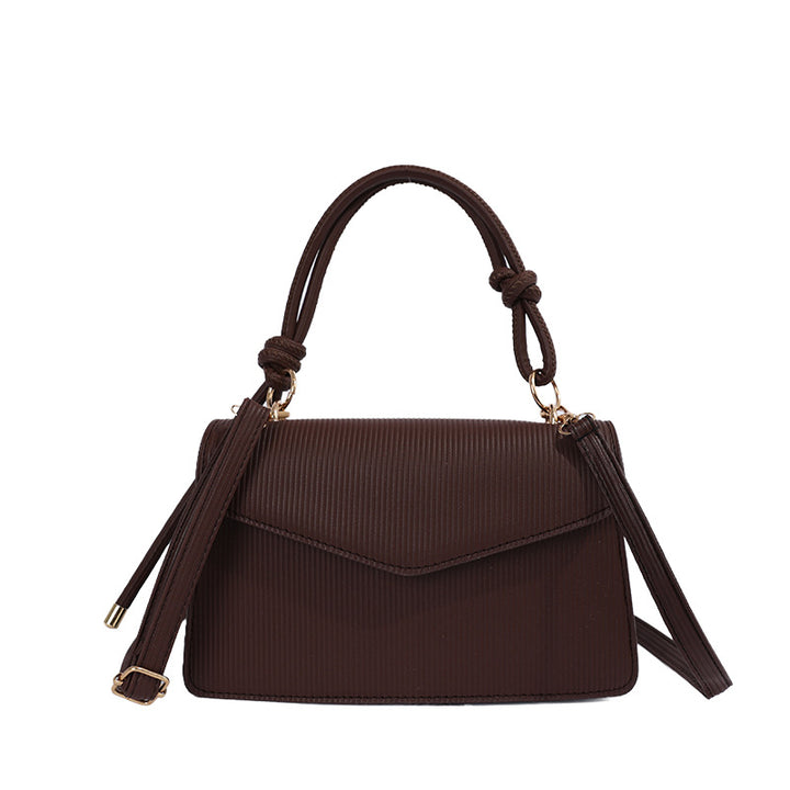 WoRibbed Texture Structured Handbag Bowlift