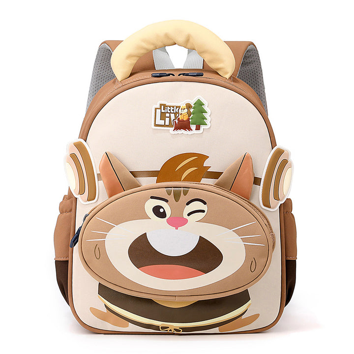 Children's Cartoon-Themed School Backpack Bowlift