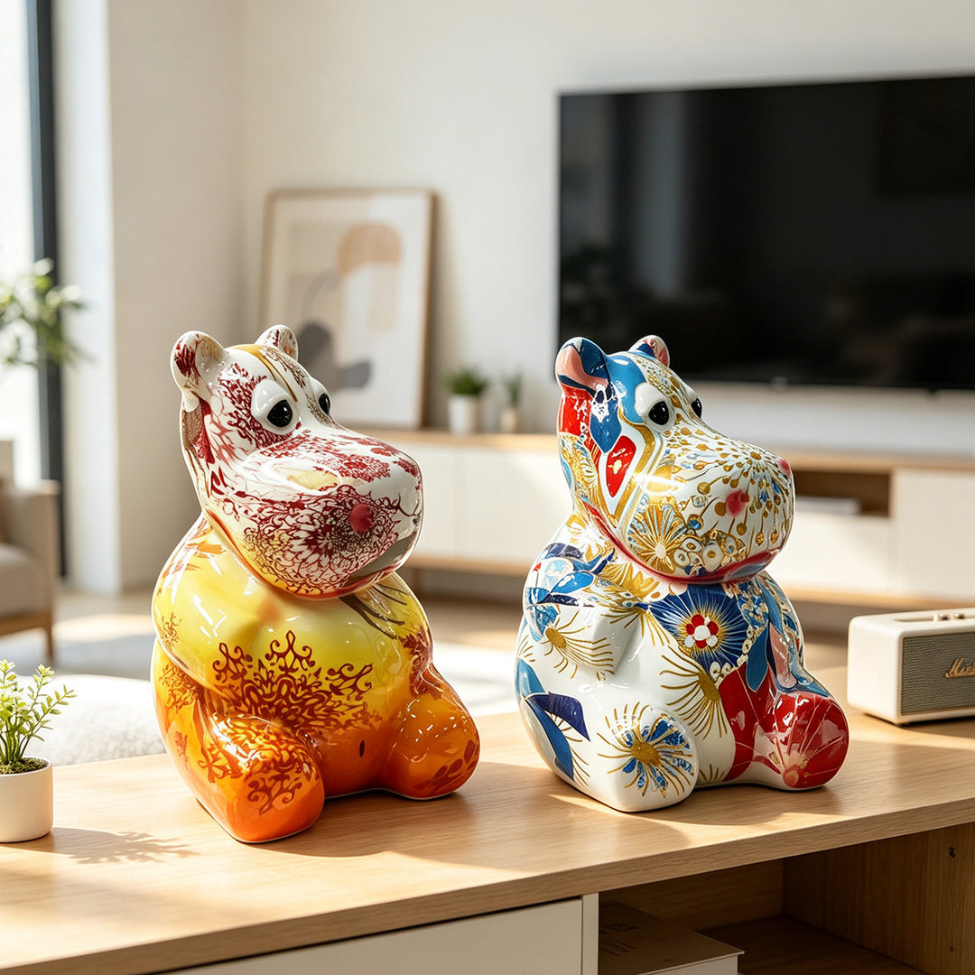 Decorative figure of a French Bulldog Bowlift