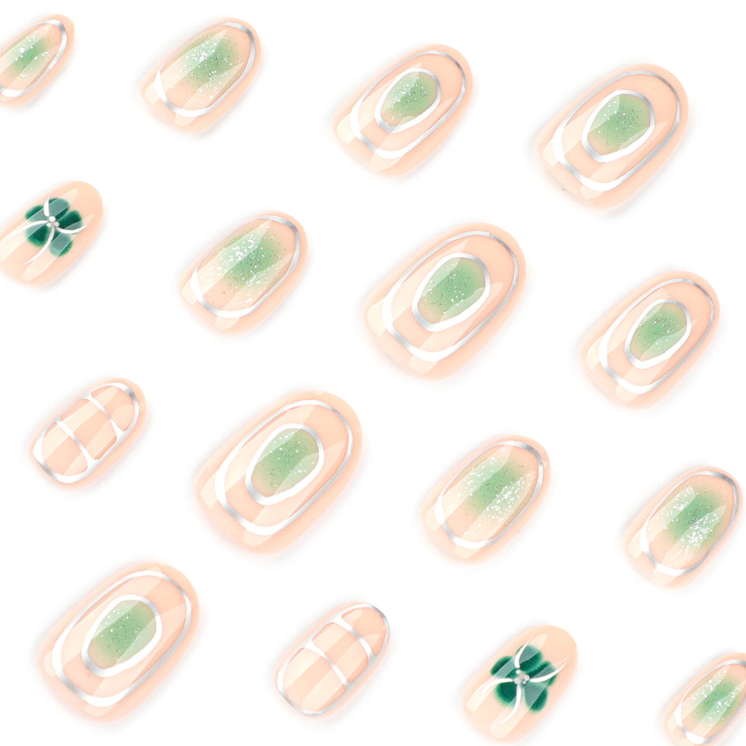 Elegant Nail Art with Floral Design Bowlift