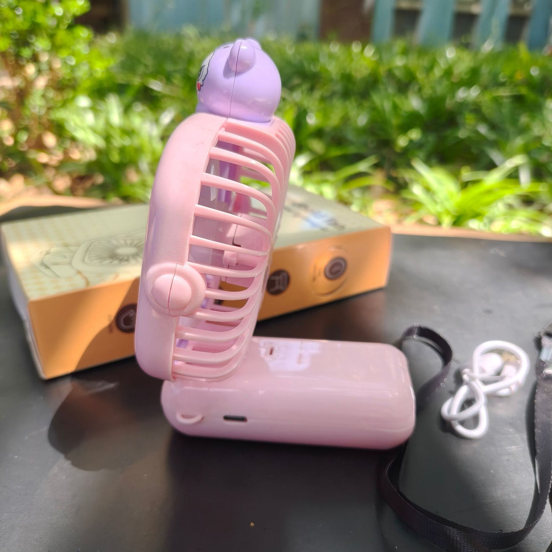 Women Portable Mini Fan Bowlift