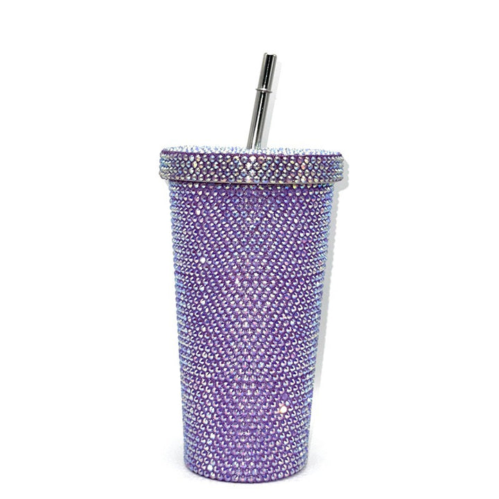 Rhinestone-Studded Travel Cup Bowlift
